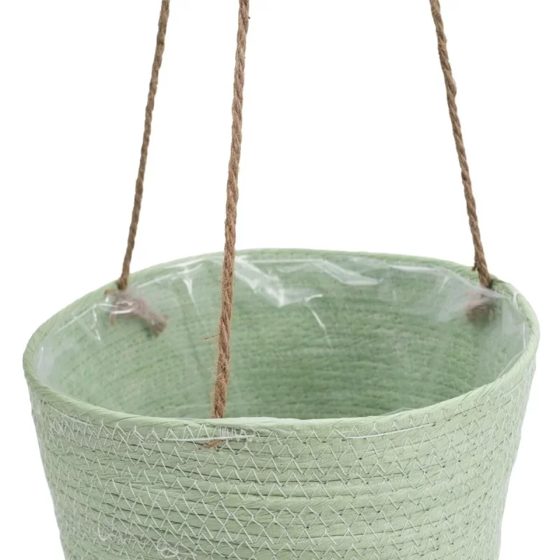 Set of Baskets Rope 20 x 20 x 27 cm Light Green...