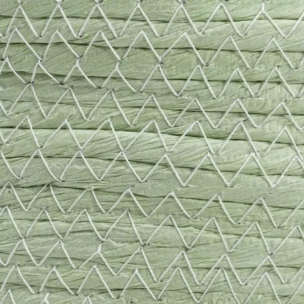 Set of Baskets Rope 20 x 20 x 27 cm Light Green (3 Pieces)