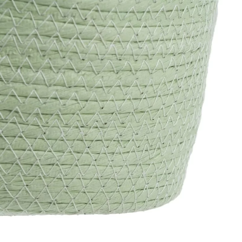 Set of Baskets Rope 20 x 20 x 27 cm Light Green...