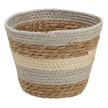 Set of Baskets Natural Grey 17 x 17 x 20 cm Natural Fibre... 2