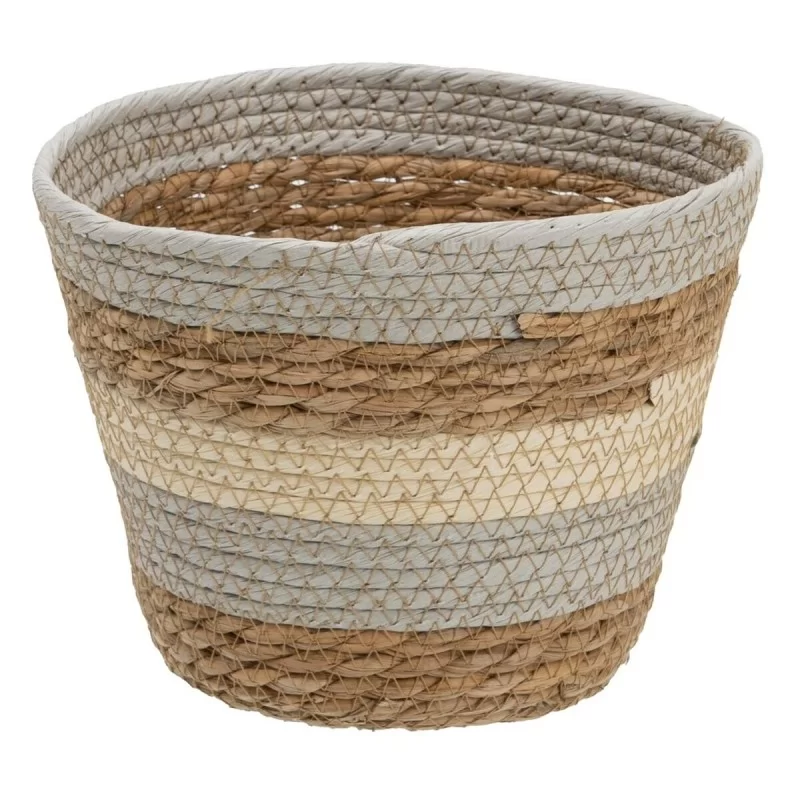 Set of Baskets Natural Grey 17 x 17 x 20 cm...