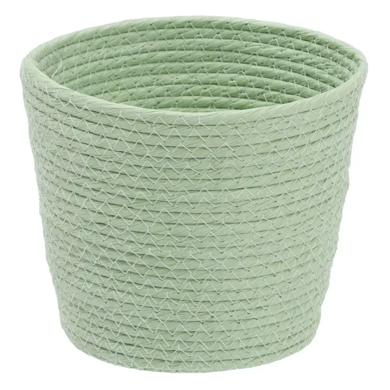 Set of Baskets Rope 17 x 17 x 20 cm Light Green...