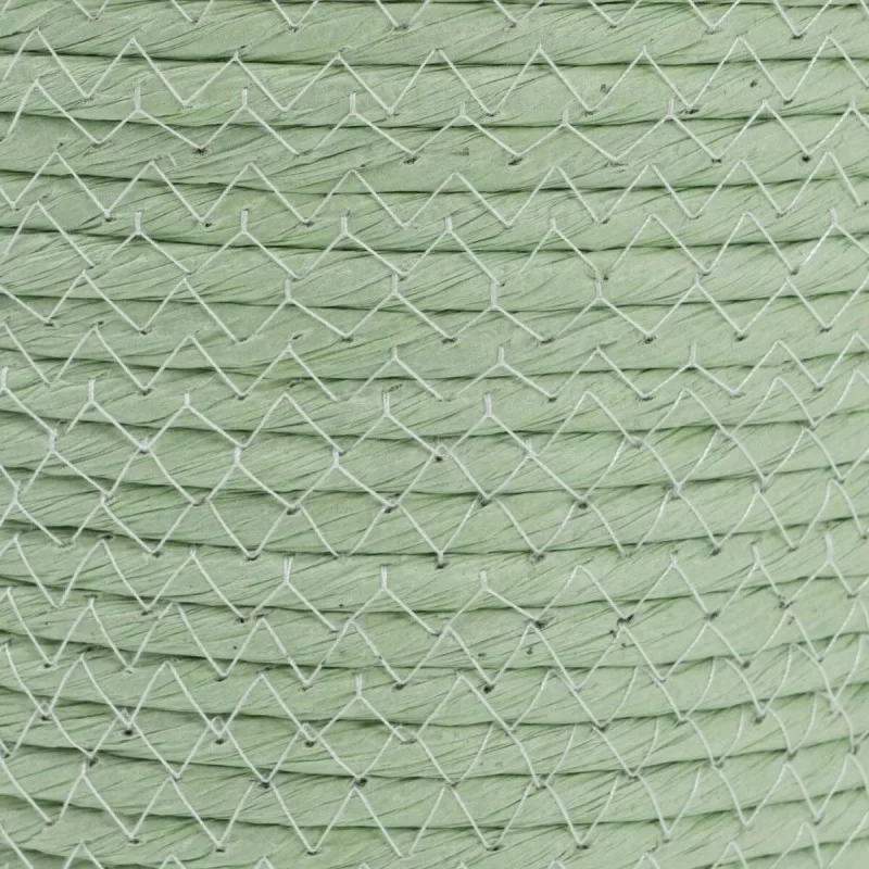 Set of Baskets Rope 17 x 17 x 20 cm Light Green...