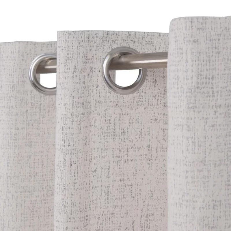 Curtain Beige Polyester Silver 100% cotton 140...