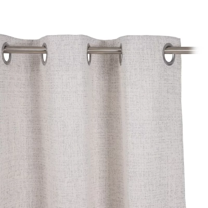 Curtain Beige Polyester Silver 100% cotton 140...