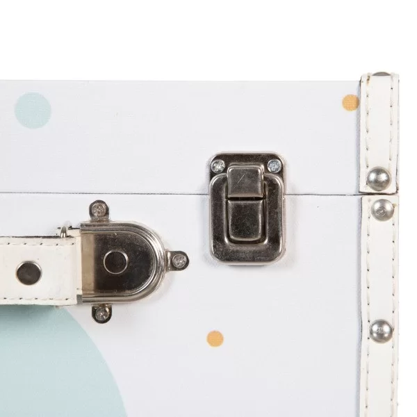 Set of Chests 34,5 x 24,5 x 14 cm Canvas DMF (2 Pieces)