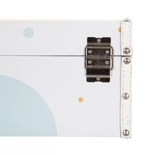 Set of Chests 34,5 x 24,5 x 14 cm Canvas DMF (2 Pieces)