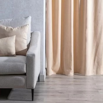 Curtain Beige Polyester 140 x 260 cm 2