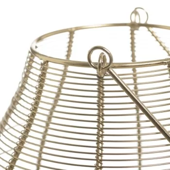 Lantern 24 x 24 x 29 cm Candleholder Golden Iron Lantern 2