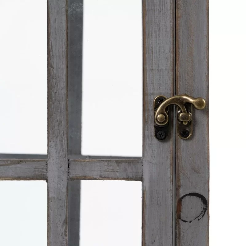 Lantern 28 x 28 x 75 cm Candleholder Grey Fir...