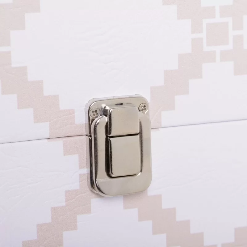 Set of Chests 51 x 31 x 32 cm PVC DMF (2 Pieces)