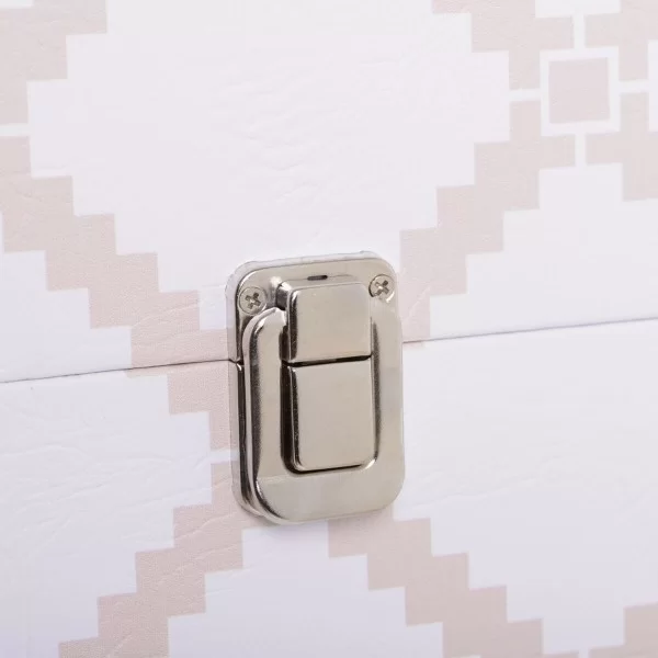 Set of Chests 51 x 31 x 32 cm PVC DMF (2 Pieces)