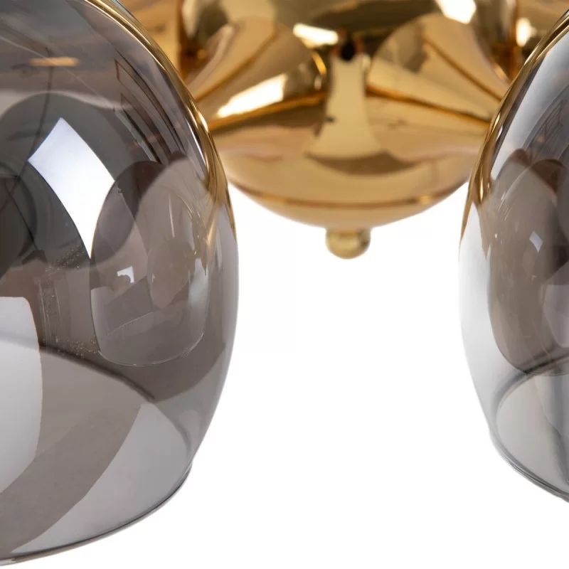 Ceiling Light 60 x 60 x 67 cm Crystal Grey...