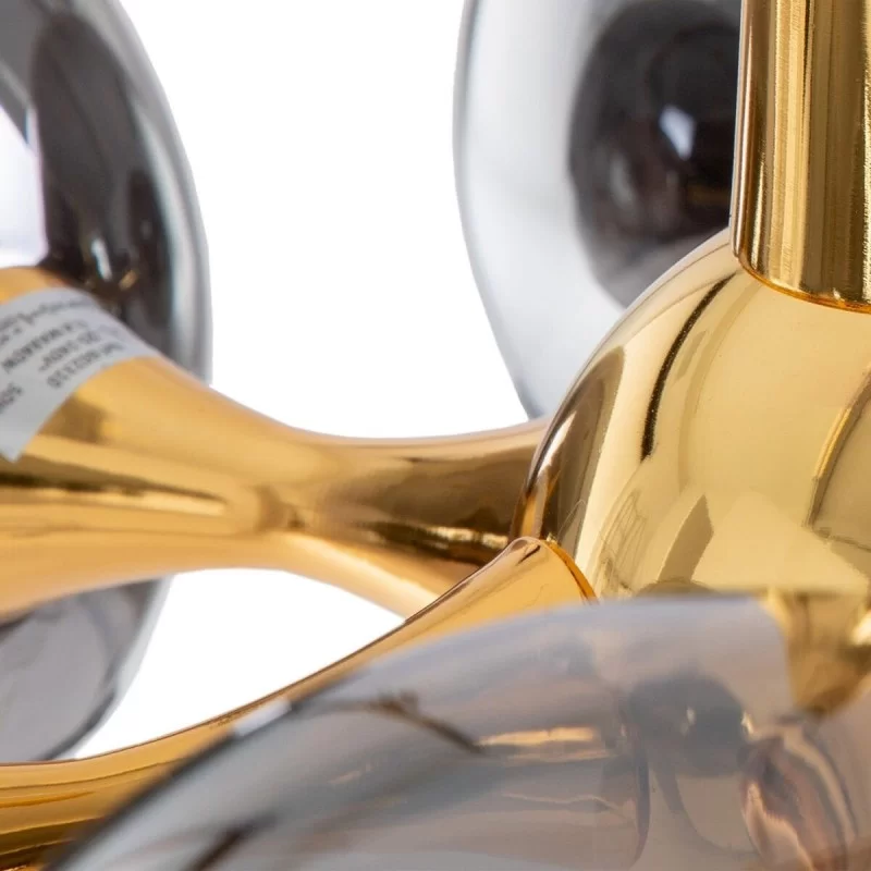 Ceiling Light 60 x 60 x 67 cm Crystal Grey...