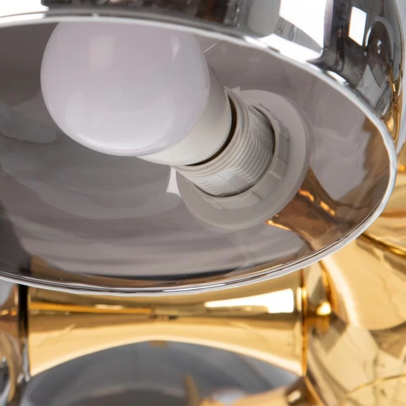 Ceiling Light 60 x 60 x 67 cm Crystal Grey...