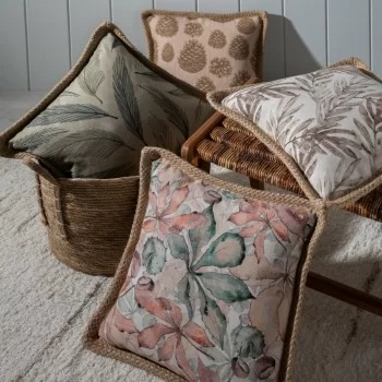 Cushion Synthetic Fabric 45 x 45 cm Pine cone 2