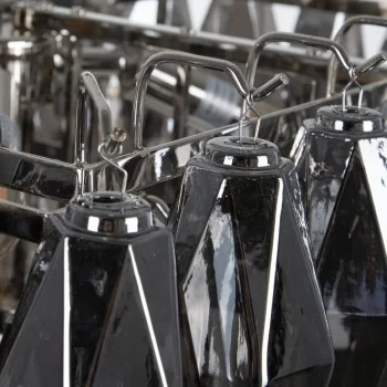 Ceiling Light 58 x 58 x 44 cm Crystal Metal Silver 2