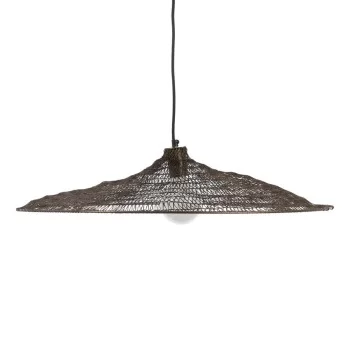 Ceiling Light 70 x 70 x 13 cm Golden Metal