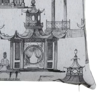 Cushion Polyester 60 x 60 cm 100% cotton Small house 2