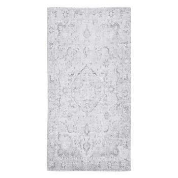 Carpet 80 x 150 cm Grey Polyester Cotton