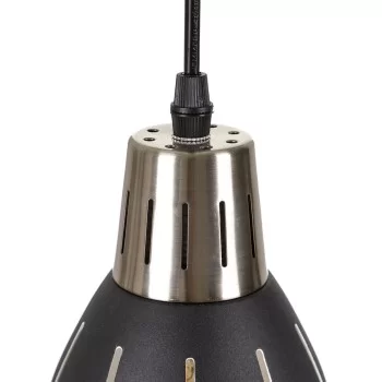 Ceiling Light 13,2 x 13,2 x 16 cm Black Metal industrial 2