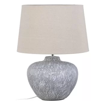 Desk lamp Grey Linen Ceramic 40 W 220 V 240 V 220-240 V...