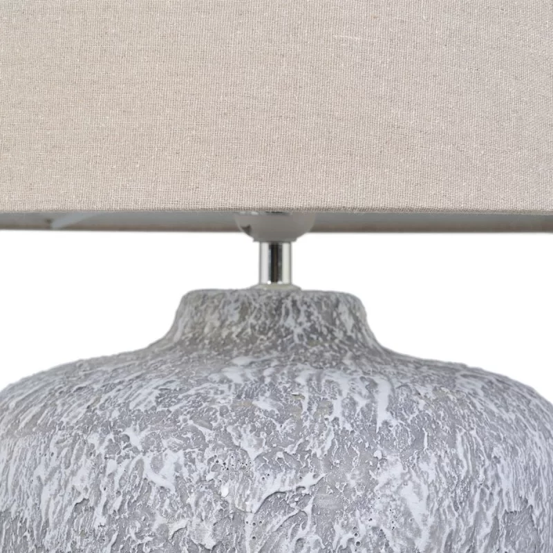 Desk lamp Grey Linen Ceramic 40 W 220 V 240 V...