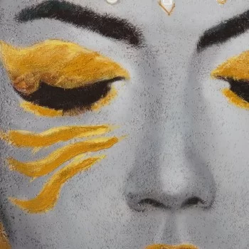 Canvas Lady 60 x 3,5 x 120 cm Hindu 2