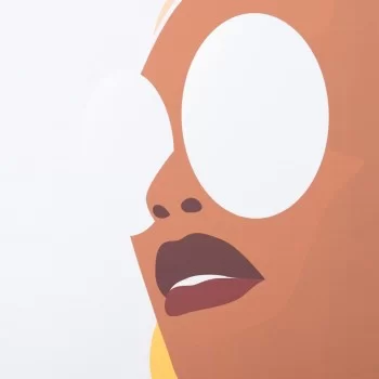 Canvas 82,5 x 4,3 x 122,5 cm Lady 2