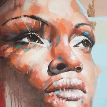 Canvas SEMANA 100 x 3,5 x 100 cm Face 2