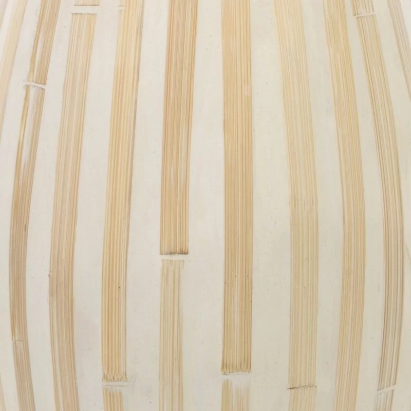 Vase 18 x 18 x 52 cm Beige Bamboo