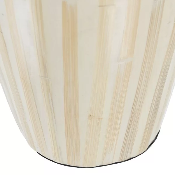 Vase 18 x 18 x 52 cm Beige Bamboo