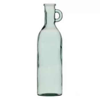 Bottle recycled glass Green 14 x 14 x 50 cm