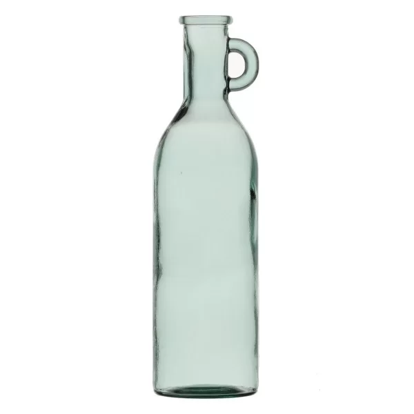 Bottle recycled glass Green 14 x 14 x 50 cm