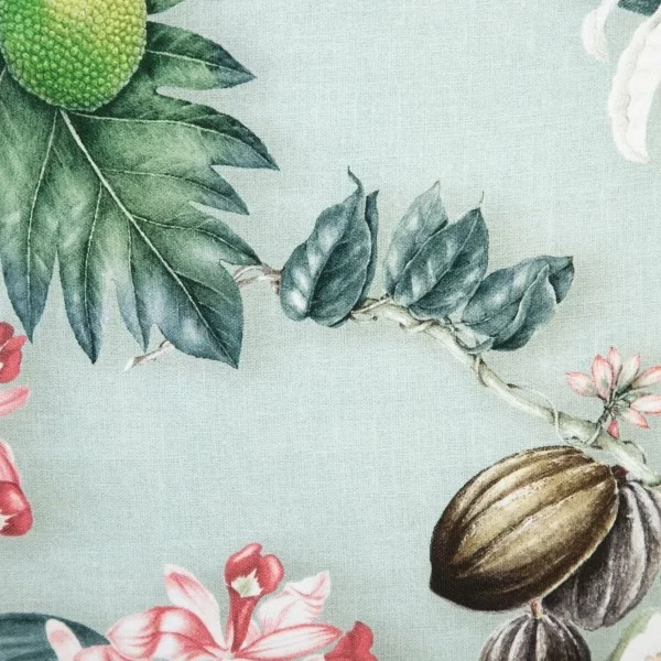 Cushion Turquoise 60 x 60 cm 100% cotton Orchid