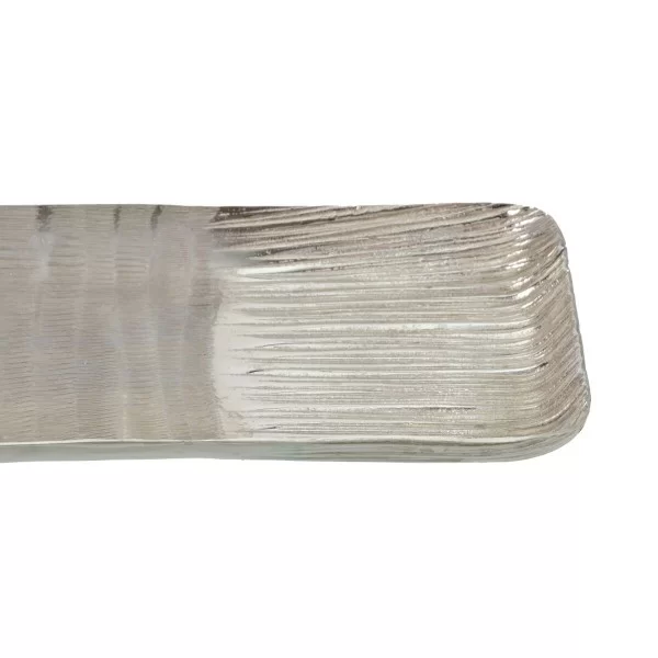 Centerpiece 41 x 16 x 2,5 cm Silver Aluminium