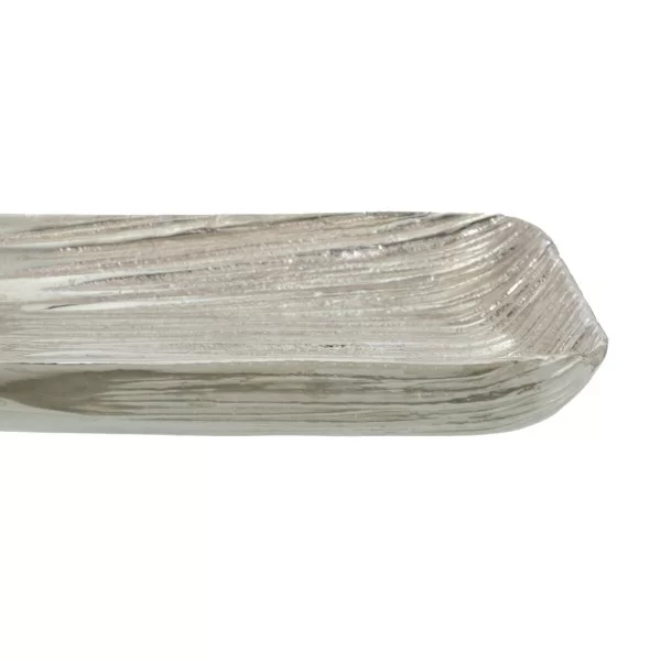 Centerpiece 41 x 16 x 2,5 cm Silver Aluminium