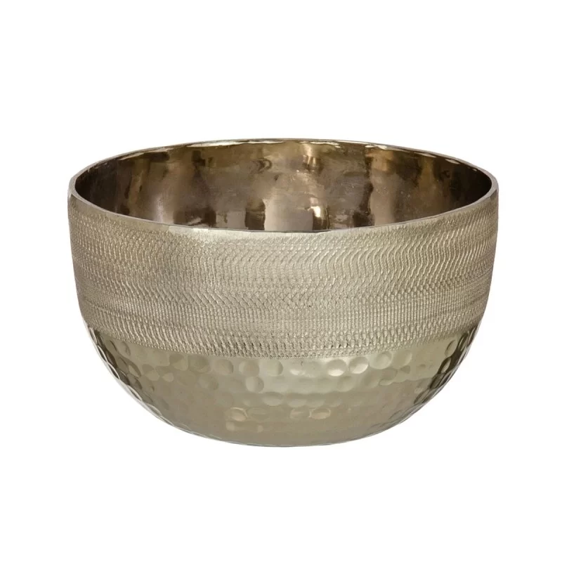 Centerpiece 15 x 15 x 8,5 cm Golden Aluminium