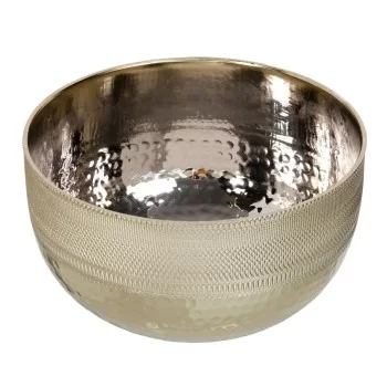 Centerpiece 18,5 x 18,5 x 10 cm Golden Aluminium 2