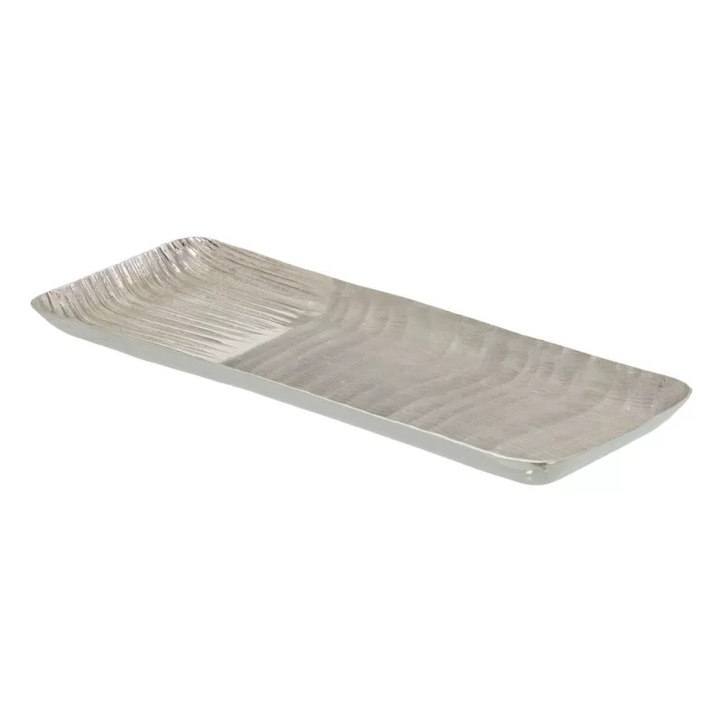 Centerpiece 38,5 x 15 x 2,5 cm Silver Aluminium