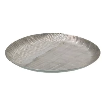 Centerpiece 34,5 x 34,5 x 3 cm Silver Aluminium