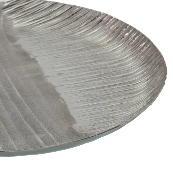 Centerpiece 34,5 x 34,5 x 3 cm Silver Aluminium