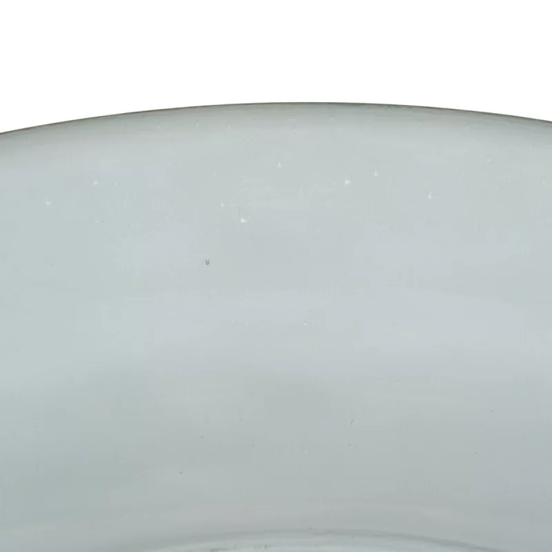 Centerpiece 30 x 30 x 8,5 cm recycled glass Green