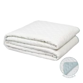 Bedspread (quilt) Blue Cream 180 x 260 cm