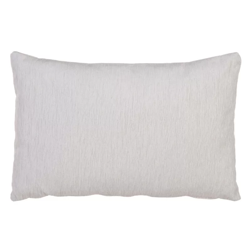 Cushion Polyester Light grey Acrylic 60 x 40 cm