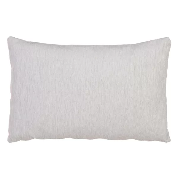 Cushion Polyester Light grey Acrylic 60 x 40 cm