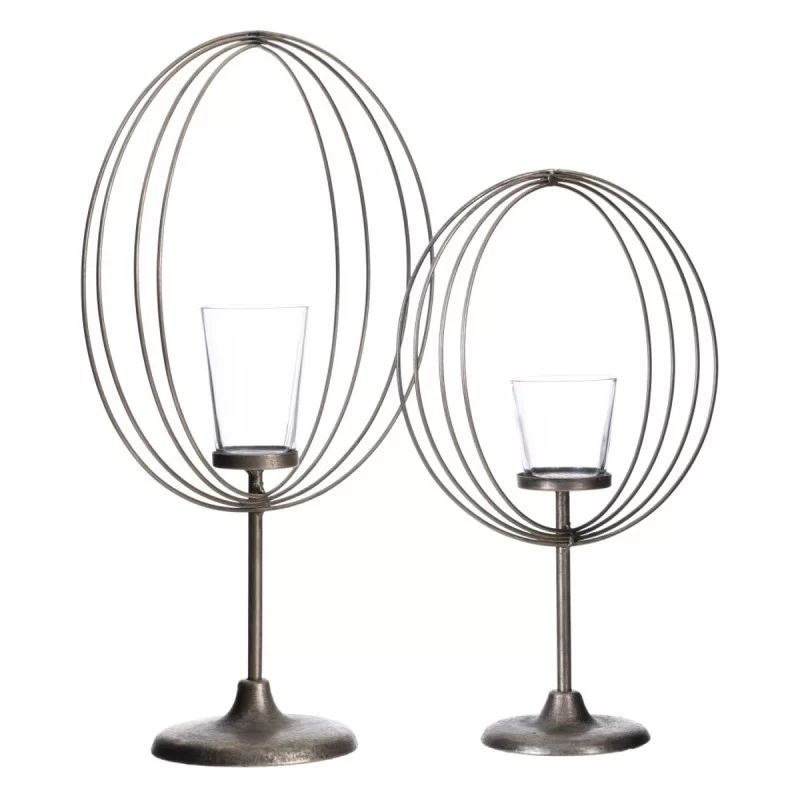 Candleholder 32,5 x 14,3 x 49,5 cm Crystal...