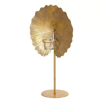 Candleholder 25 x 14 x 42 cm Golden Metal 2