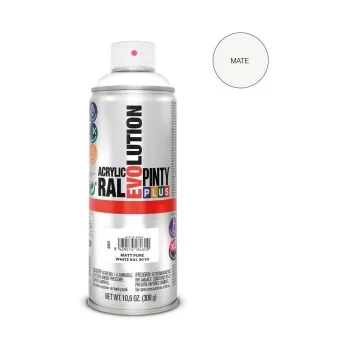 Spray paint Pintyplus Evolution RAL 9010 400 ml Matt Pure... 2