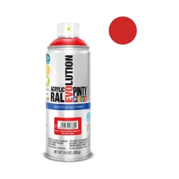 Spray paint Pintyplus Evolution RAL 3020 400 ml Water... 2